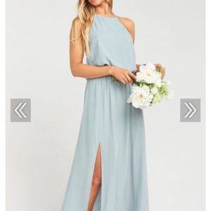 Show me your mumu “heather halter dress”